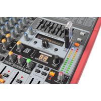 Power Dynamics PDM-S1203 Stage Mixer 12-Kanaals DSP/MP3- USB IN/UIT