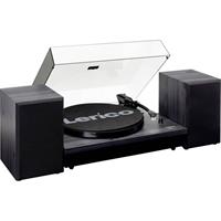 Lenco LS-300 Black Record Player with Speakers