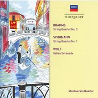 Brahms: String Quartet No. 3, Schumann: String Quartet No. 1, Wolf: Itailian Serenade