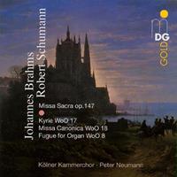 Schumann: Missa Sacra, Brahms: Kyrie, Missa Canonica, Fugue for Organ