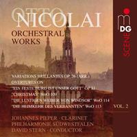 Otto Nicolai: Orchestral Works, Vol. 2