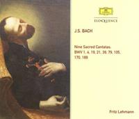 J.S. Bach: Nine Sacred Cantatas BWV 1, 4, 19, 21, 38, 79, 105, 170, 189