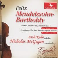 Mendelssohn: Violin Concerto in E minor, Op. 64, Symphony No. 4 in A major, Op. 90 'Italian'