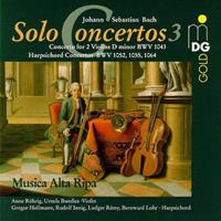 Bach: Solo Concertos Vol. 3