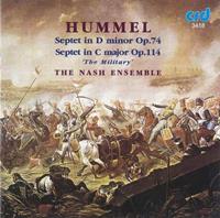 Hummel: Septet in D minor, Op. 74, Septet in C major, Op. 114 "The Military"