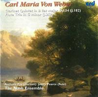 Carl Maria von Weber: Clarinet Quintet in B flat major, Op. 34 (J. 182), Flute Trio in G minor (J. 259)