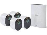 Arlo »Kabelloses 4K-UHD-Überwachungssystem + 4x Kamera« Smart Home Kamera (Außenbereich, Ultra 4K UHD Sicherheitssystem)