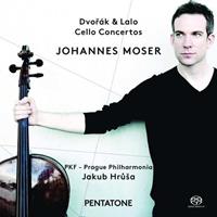 Cellokonzerte von Antonín Dvoák und Edouard Lalo mit Johannes Moser, 1 Audio-CD