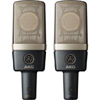 AKG C314 Stereo grootmembraan studio condensator microfoon (set van 2)