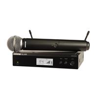 Shure BLX24R - SM58 (K14, 614-638 MHz) Funk-Mikrofon-Set