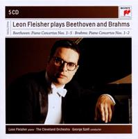 Leon Fleisher plays Beethoven and Brahms, 5 Audio-CDs