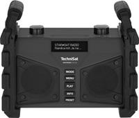 TechniSat DIGITRADIO 230 OD Baustellenradio DAB+, UKW AUX, Bluetooth, USB wiederaufladbar, wasserd