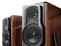 edifier S2000MKIII Actieve Boekenplank Speakers 2 stuks - Zwart/Bruin