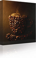 Sound Art Canvas + Bluetooth Speaker Coffee Cup In Coffee Beans