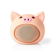Nedis Animaticks Bluetooth Speaker | 3 Uur Speeltijd | Handsfree Bellen | Pinky Pig