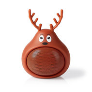 Animaticks Bluetooth Speaker | 3 Uur Speeltijd | Handsfree Bellen | Rudy Reindeer