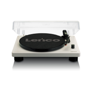 Plattenspieler LENCO LS-50, USB, grau, mit integrierten Lautsprechern