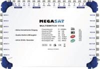megasat Multiswitch 17/16 - Kompaktmultischalter, Eingänge: 17, Ausgänge: 16, Quattroswitch-LNB tauglich, Netzteil beiliegend