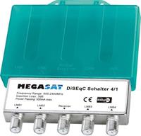 MegaSat DiSEqC 4/1 DiSEqC-schakelaar 4 (4 satelliet / 0 terrestrisch) Aantal gebruikers: 4