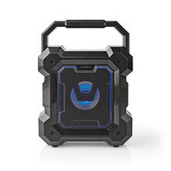 Nedis Bluetooth-Lautsprecher | max. Batteriespielzeit: 13 Std - Tisch Design | 5 W | Mono | Eingebautes Mikro | Schwarz
