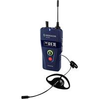 Monacor ATS-80T Hand Mikrofon-Sender Übertragungsart:Digital inkl. Klammer