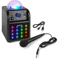 Vonyx SBS50B-PLUS Karaoke Machine with Built-In Light Effects