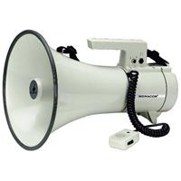 Monacor TM-35 Megaphon mit Handmikrofon, mit Haltegurt, integrierte Sounds