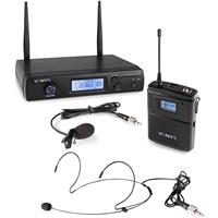 Vonyx WM61B UHF 16-Channel Wireless Microphone System Bodypack
