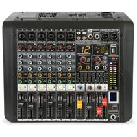 Power Dynamics PDM-M604A 6 kanaals muziek mixer / versterker