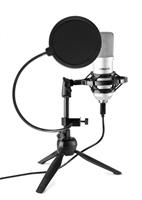 Vonyx CM300S USB studio microfoon met popfilter - Titanium