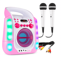 Fenton SBS30P draagbare karaoke set met Bluetooth, CD+G en microfoons