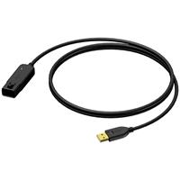 Procab BXD602/12 actieve USB-extender kabel 12m