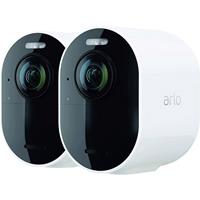 Arlo Ultra 2 VMS5240 - Kabelloses 4K-Überwachungssystem mit 2 Kameras - weiß