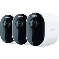 Arlo, Google Nest Arlo Ultra 2 VMS5340 - Kabelloses 4K-Überwachungssystem mit 3 Kameras + gratis Google Nest Mini