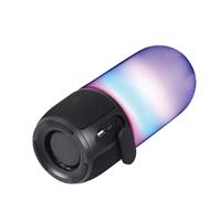 VT-7456 Bluetooth Lautsprecher mit RGB Beleuchtung – 2 x 3 Watt – Schwarz - V-tac