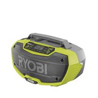 Ryobi Ryboi R18RH-0 Akku-Stereo-Radio mit Bluetooth-Funktion, USB und AUX In / Out-'5133002734'