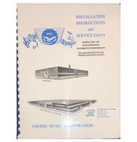 Fiftiesstore United Model UPA100 Jukebox Instructions & Service Data