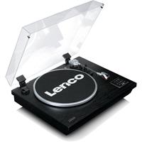 Lenco LS-55BK Black Record Player with Integrated MP3 Encoder