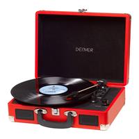 Denver Vpl-120Retro Usb Platenspeler Rood