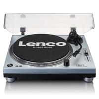 Lenco L-3809me - Direct Aangedreven Platenspeler Met Usb/pc Encoding etallic Blauw