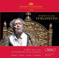 Naxos Deutschland Musik & Video Vertriebs-GmbH / Poing Feruccio Furlanetto in Don CarloBoris Godunow