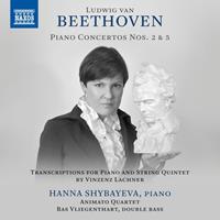 Naxos Deutschland GmbH Ludwig van Beethoven: Klavierkonzerte Nr. 2 & 5 (für Klavier & Streichquintett arrangiert von Vinzenz Lachner)