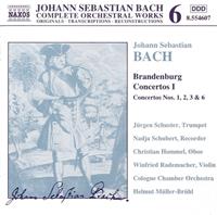 Naxos Brandenburg Concerts No1/2/3/6 1 Audio-CD