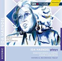 SCM Hänssler Ida Haendel plays Khachaturian and Bartok Audio-CD