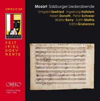 Naxos Deutschland Musik & Video Vertriebs-GmbH / Poing Mozart-Lieder:Salzburg 1958-1984