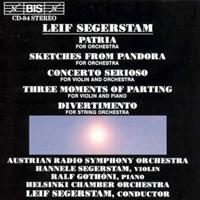 Segerstam - Orchestral Works CD