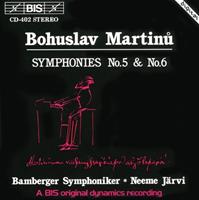 Bohuslav Martinu - Symphonies Nos. 5 and 6 (Jarvi, Bamberger Symphoniker) CD