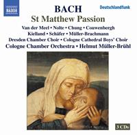 Naxos Deutschland Musik & Video Vertriebs-GmbH / Poing Matthäus-Passion (GA)