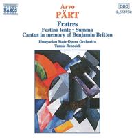 Naxos Deutschland Musik & Video Vertriebs-GmbH / Poing Fratres/Festina Lente/Summa/+