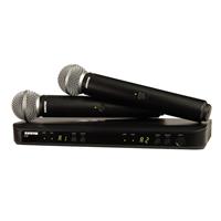 Shure BLX288 - SM58 (K14, 614-638 MHz) Funk-Mikrofon-Set (2 Mikrofone)